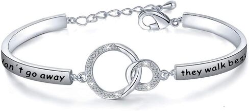 Zuo Bao Memorial Bracelet In Memory Of Dad Mom Sympathy Gift Those We Love Don't Go Away They Walk Beside Us Every Day Loss Jewelry for Her in Kuwait