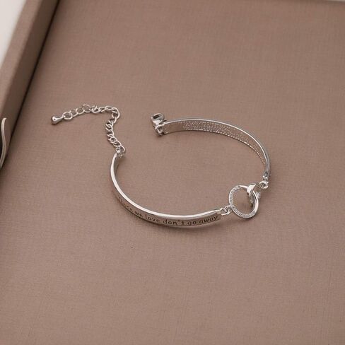 Zuo Bao Memorial Bracelet In Memory Of Dad Mom Sympathy Gift Those We Love Don't Go Away They Walk Beside Us Every Day Loss Jewelry for Her in Kuwait