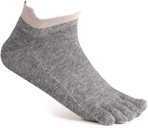 جوارب Meaiguo Toe Socks No Show قطن منخفضة القطع بخمسة أصابع رياضية للنساء in Saudi Arabia