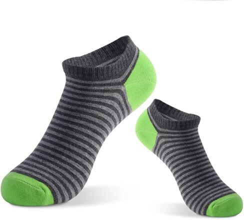 No-Show Low-Cut Striped patterned Casual Socks 8/10 Pairs Gift Box in Kuwait