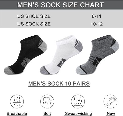 10 أزواج من جوارب الكاحل للرجال من eallco in Kuwait