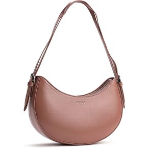 Keyli Shoulder Bag for Women Trendy Small Clutch Purse Zipper Closure Tote Shoulder Handbags with Adjustable Straps