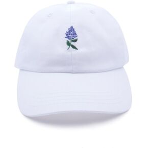 Rose Embroidered Dad Hat Women Men Cute Adjustable Cotton Floral Baseball Cap