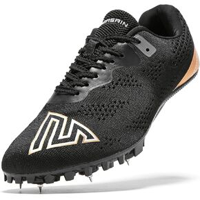 Medasain Track and Field Shoes for Men Womens Kids Boys Girls Youth Spikes Training Jumping Professional Athletic Shoes Breathable Lightweight Sprint Running Racing Shoes