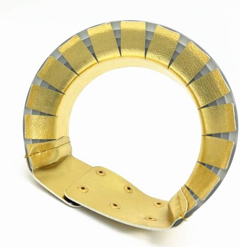 Chryvva المجوهرات الأفريقية بيان طوق مصر الذهب لهجة المختنق المرأة مكتنزة جلدية الياقة قلادة (الذهب) in Kuwait