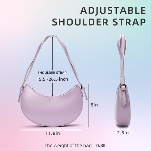 حقيبة كتف كيلي للنساء، محفظة صغيرة عصرية بسحاب للإغلاق، حقائب كتف مع أشرطة قابلة للتعديل in Kuwait