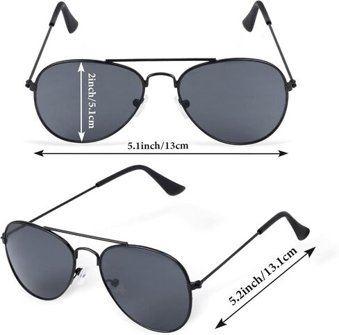 Keymall Pilot Costume Kit With Hat Aviator Sunglasses Tie Pin for Men Aviation Halloween Dress Up Accessories Set in Kuwait