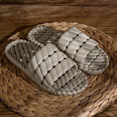 شباشب للرجال والنساء، أحذية دش للتدليك للحمام، شرائح منزلية مضادة للانزلاق، شباشب وسادة ناعمة ومريحة، شباشب سحابة لغرفة النوم، صنادل الشاطئ - مناسبة للداخل والخارج in Kuwait