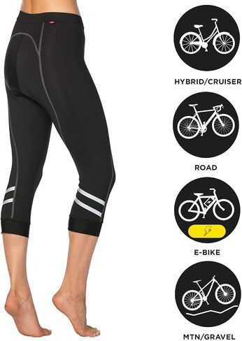 Terry Bella Prima Knicker، درزة داخلية للسيدات 19.5 بوصة، جزء سفلي مبطن عالي الضغط لركوب الدراجات in Kuwait