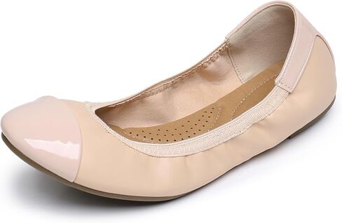 GAWBAW Women's Ballet Flats Shoes - Slip on Casual Flats Round Toe Walking Ballerina Shoes for Women in Saudi Arabia