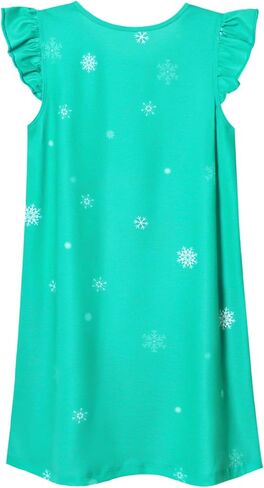Perfashion Girls Nightgowns Soft Sleepwear Nightdress Flutter Sleeve Kitten/Rabbit Pajamas 4-13 Years in Kuwait