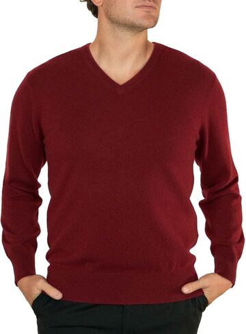 سترة لونا سكوت للرجال من الكشمير بياقة على شكل حرف V in Kuwait