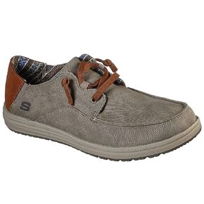Skechers - Mens Melson-Planon Shoes, Size: 10.5 M US, Color: Taupe in Saudi Arabia