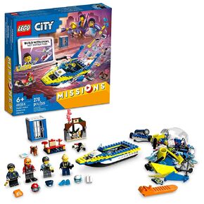 LEGO City Water Police Detective Missions 60355 Interactive Digital Building Toy Set for Kids, Boys, and Girls Ages 6+ (278 Pieces) in Saudi Arabia