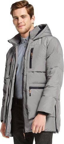 Orolay Men's Thickened Down Jacket Hooded Winter Coats with 6 Pockets in Saudi Arabia