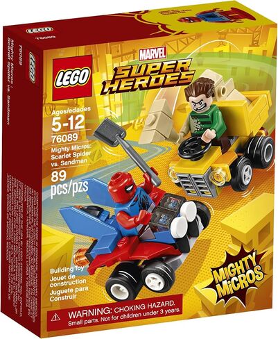 LEGO Marvel Super Heroes Mighty Micros: Scarlet Spider vs. Sandman 76089 مجموعة بناء (89 قطعة) in Saudi Arabia