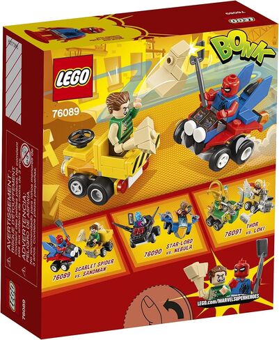 LEGO Marvel Super Heroes Mighty Micros: Scarlet Spider vs. Sandman 76089 مجموعة بناء (89 قطعة) in Saudi Arabia