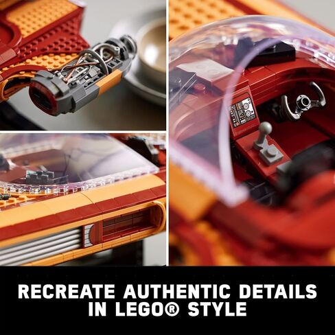 LEGO Star Wars Luke Skywalker’s Landspeeder 75341 Collectible Building Display Set for Adult Fans of Star Wars (1,890 Pieces) in Saudi Arabia