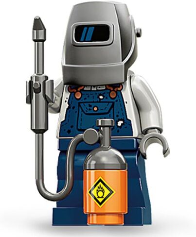 LEGO Minifigures Series 11 Welder Mini Figure in Saudi Arabia