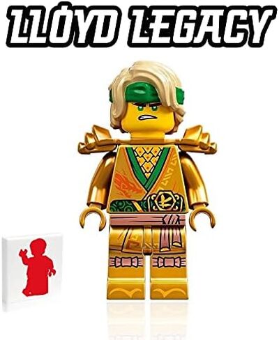 LEGO NINJAGO Legacy Minifigure - Lloyd (Golden Ninja) with Dual Swords 71735 in Saudi Arabia