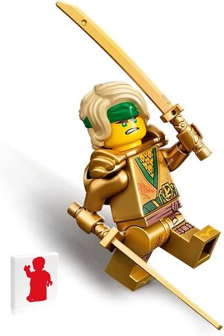 LEGO NINJAGO Legacy Minifigure - Lloyd (Golden Ninja) with Dual Swords 71735 in Saudi Arabia