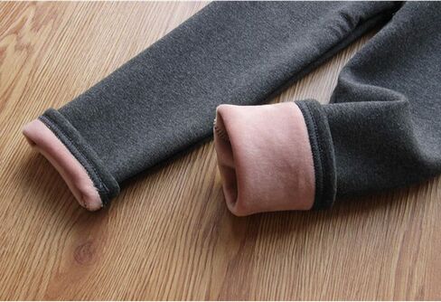 Evelin LEE Baby Boys Girls Winter Warm Fleece Lined Leggings Stretchy High Waisted Active Sweatpants in Kuwait