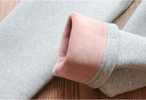 Evelin LEE Baby Boys Girls Winter Warm Fleece Lined Leggings Stretchy High Waisted Active Sweatpants in Saudi Arabia