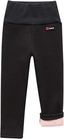 Evelin LEE Baby Boys Girls Winter Warm Fleece Lined Leggings Stretchy High Waisted Active Sweatpants in Kuwait