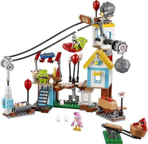 LEGO Angry Birds 75824 Pig City Teardown in Saudi Arabia