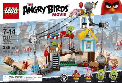 LEGO Angry Birds 75824 Pig City Teardown in Saudi Arabia