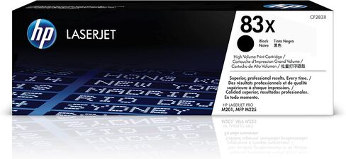 Original HP 83X Black High-yield Toner Cartridge | Works with HP LaserJet Pro M201, HP LaserJet Pro MFP M225 Series | CF283X in Saudi Arabia