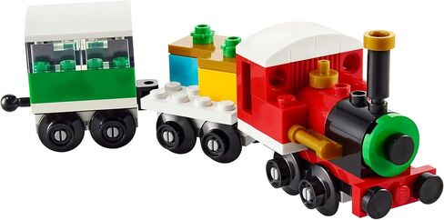 LEGO Creator 6379821 Winter Holiday Train 73 Piece Easy to Build Figurine with Locomotive, Flatbed Wagon, and Carriage for Ages 6 and Up, Multicolor in Saudi Arabia