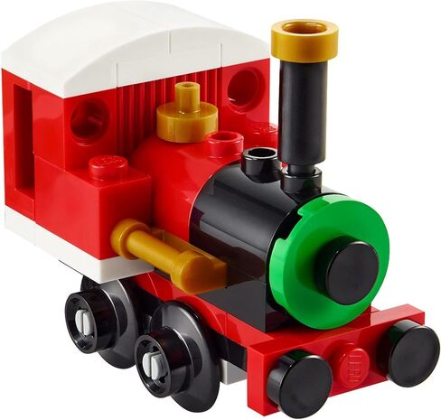 LEGO Creator 6379821 Winter Holiday Train 73 Piece Easy to Build Figurine with Locomotive, Flatbed Wagon, and Carriage for Ages 6 and Up, Multicolor in Saudi Arabia