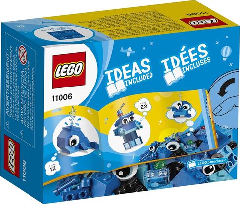 LEGO Classic Creative Blue Bricks 11006 Kids’ Building Toy Starter Set with Blue Bricks to Inspire Imaginative Play (52 Pieces) in Saudi Arabia