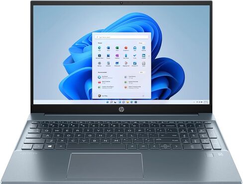 2022 Newest HP Pavilion 15.6inch FHD 1080P IPS Laptop, 8-Core AMD Ryzen 7-5700U(Up to 4.3GHz, Beat i7-1180G7), 8GB RAM, 512GB NVMe SSD, Numpad, HDMI, WiFi, USB-A&C,Audio by B&O, Win11 Horizon Blue in Saudi Arabia
