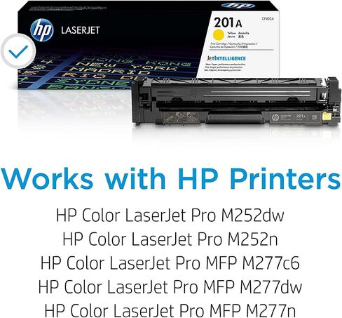 Original HP 201A Cyan Toner Cartridge | Works with HP Color LaserJet Pro M252, HP Color LaserJet Pro MFP M277 Series | CF401A in Saudi Arabia