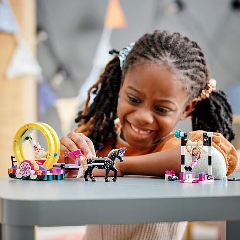 LEGO Friends Magical Acrobatics 41686 Building Kit; Carnival Pretend Play Toy for Kids Who Love Gymnastics Gifts; New 2021 (223 Pieces) in Saudi Arabia