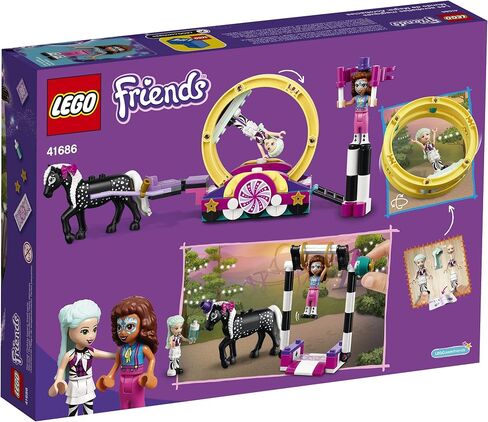 LEGO Friends Magical Acrobatics 41686 Building Kit; Carnival Pretend Play Toy for Kids Who Love Gymnastics Gifts; New 2021 (223 Pieces) in Saudi Arabia