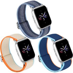 Greatfine Watch Sport Band Compatible with Apple Watch Band 38mm 40mm 41mm 42mm 44mm 45mm 49mm, Soft Stretchy Watch Bands for Women Men, Solo Loop Nylon Strap for iWatch Series 8 7 6 5 4 3 2 SE Ultra