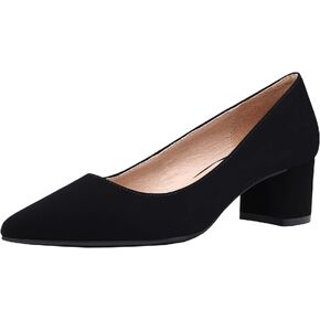 DREAM PAIRS Women’s Chunky Low Block Heels Closed Toe Dress Pumps Shoes