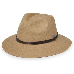 Wallaroo Hat Company Women’s Aspen Fedora – UPF 50+ Sun Protection, Packable and Adjustable Sizing for Medium Crown Sizes