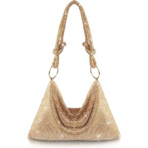 AOYUNHUI Hand Bags Purses for Women Rhinestone Bag for Women Clutch Purses for Women for Wedding Reception Prom Reunion