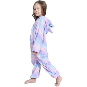 Kids Unicorn Onesie Pajamas One-Piece Cosplay Costume Animal Sleepwear Girls And Boys