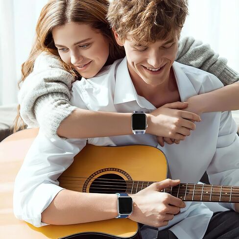 سوار ساعة Greatfine الرياضي متوافق مع سوار ساعة Apple 38 مم 40 مم 41 مم 42 مم 44 مم 45 مم 49 مم، أحزمة ساعة ناعمة قابلة للتمدد للنساء والرجال، حزام من النايلون بحلقة منفردة لسلسلة iWatch 8 7 6 5 4 3 2 SE Ultra in Kuwait