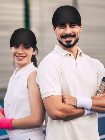 4 قطع قبعات صيفية للجنسين لركوب الدراجات قابلة للتنفس، قبعات ركوب الدراجات ممتصة للعرق للنساء والرجال، للجري والرياضات الخارجية in Saudi Arabia