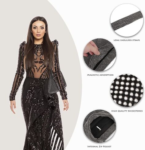 AOYUNHUI حقائب اليد المحافظ للنساء حقيبة حجر الراين للنساء مخلب المحافظ للنساء لحفل زفاف استقبال حفلة موسيقية لم الشمل in Kuwait