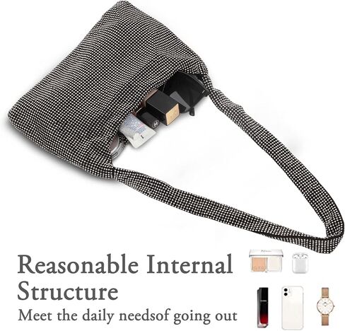 AOYUNHUI حقائب اليد المحافظ للنساء حقيبة حجر الراين للنساء مخلب المحافظ للنساء لحفل زفاف استقبال حفلة موسيقية لم الشمل in Kuwait