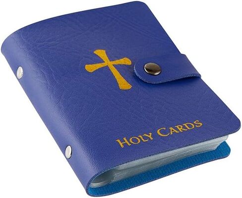 Amazing Saints Holy Card Holder Blue Carrying Case up to 40 Cards (J5005) in Kuwait