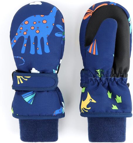 Duoyeree Waterproof Kids Mittens Gloves with Fleece Lined for Boys Girls Winter Snow Skiing Thick Insulated for Cold Weather in Kuwait