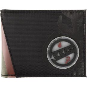 Star Wars Boba Fett Nylon Bifold with Zipper and Rubber Patch in Saudi Arabia